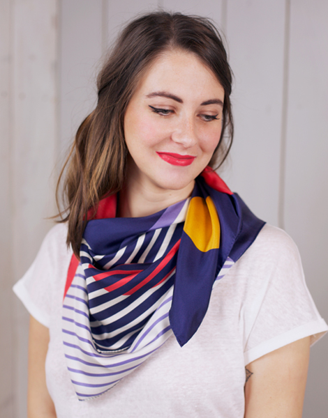 Jupiter Silk Scarf 36 - Lauren Ross Design