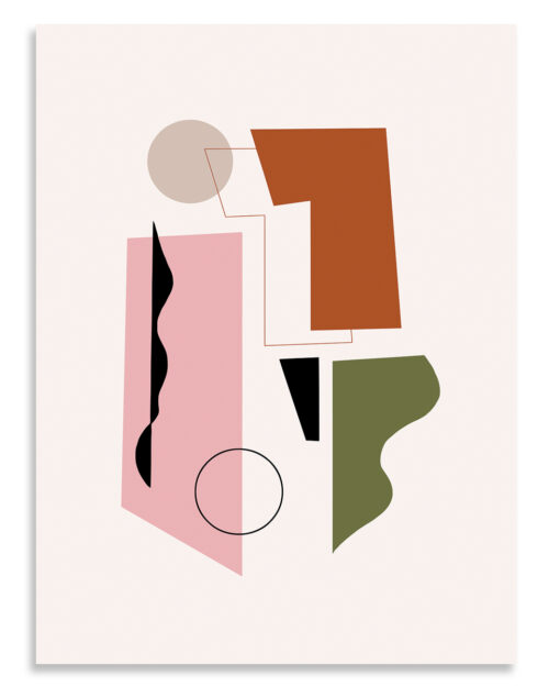 Contemporary art poster Pink concerto, Made in France