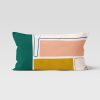Coussin rectangulaire en velours Petra, Made in France