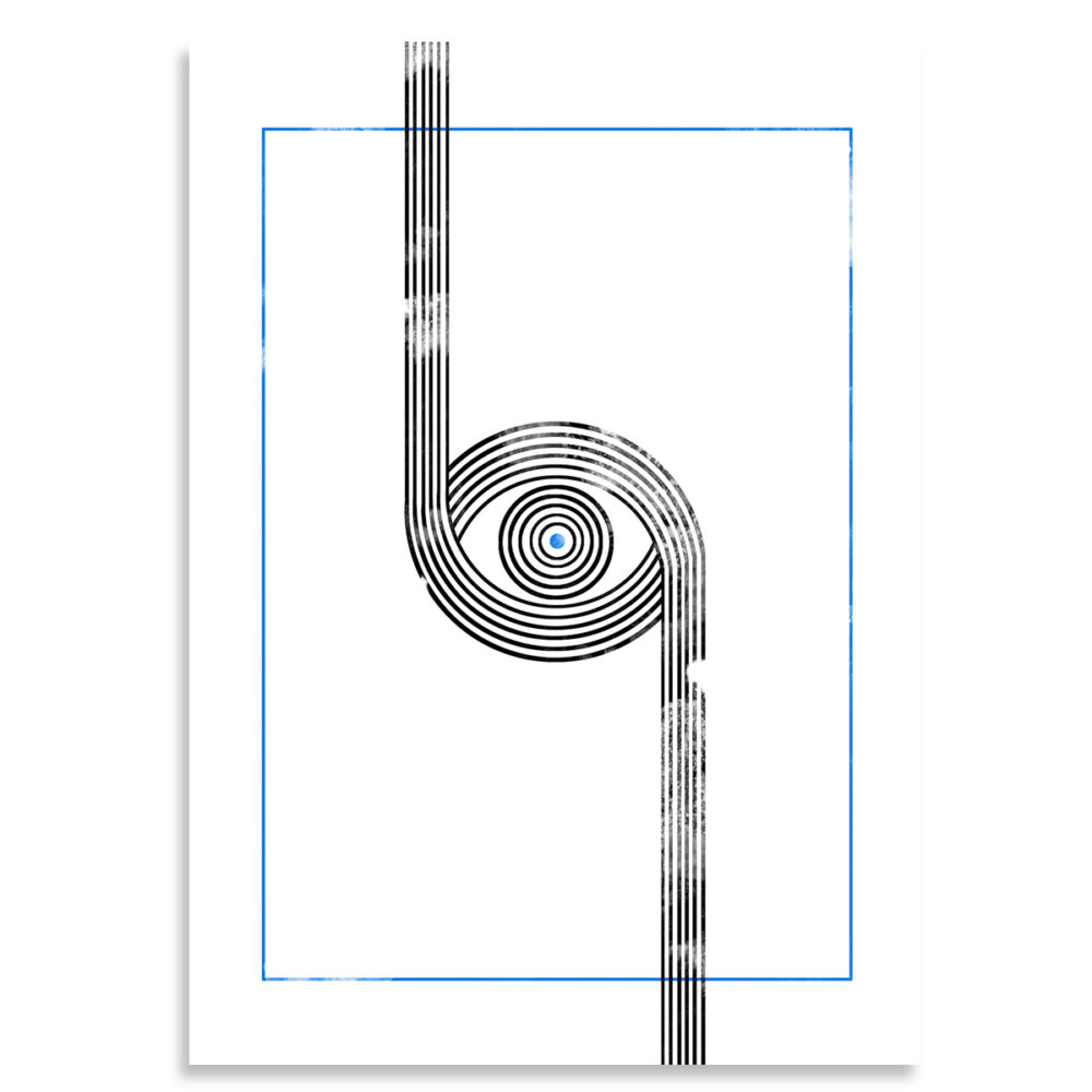 Affiche oeil de bauhaus