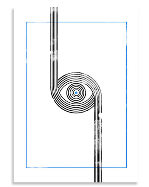 Affiche oeil de bauhaus