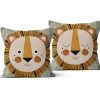 Two sided Lion cushion