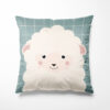 Lily the sheep velvet cushion Made in France