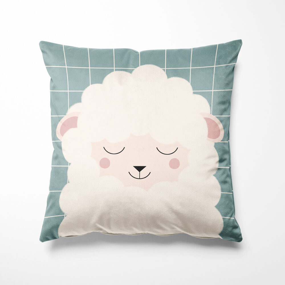 Sheep cushion for kids, Made in France