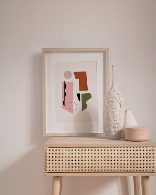 Concerto Pink art poster, Made in France