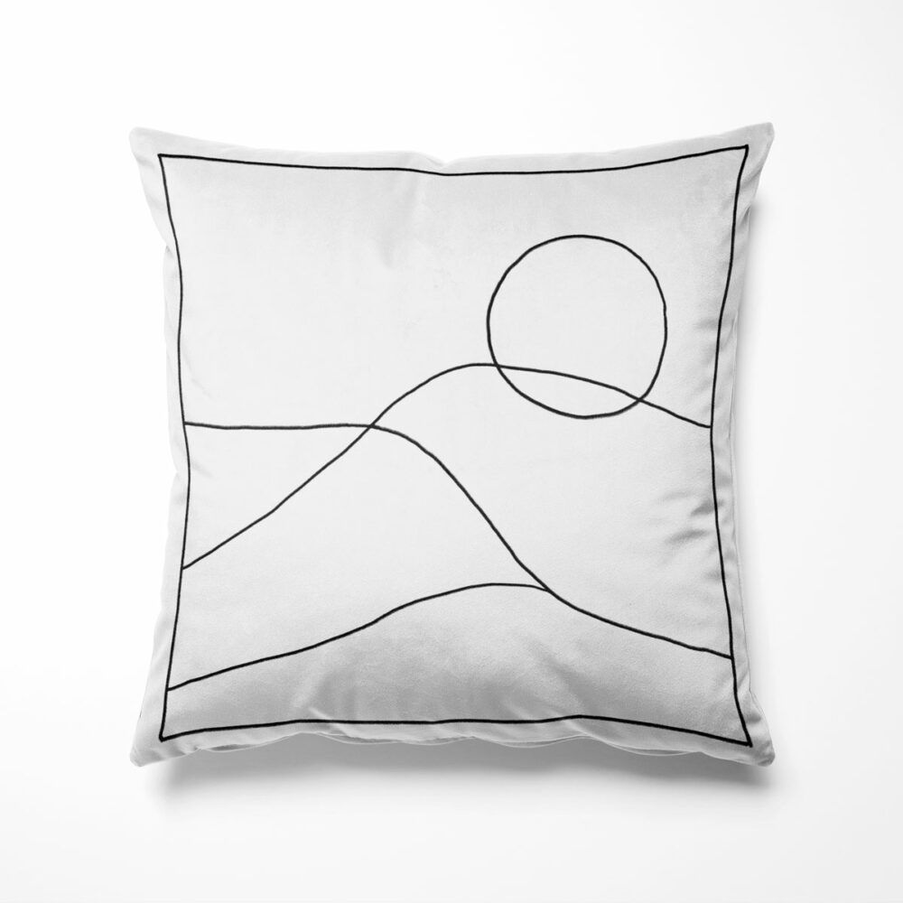 Coussin Esquisse outline verso