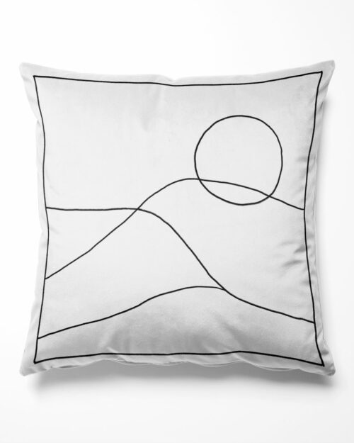 Coussin Esquisse outline verso